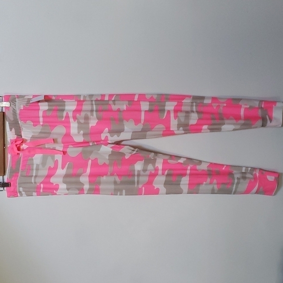 Crown & Ivy Pink Camo Jogger Pajamas Women's Sz S - Picture 6 of 8